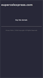 Mobile Screenshot of euparcelexpress.com